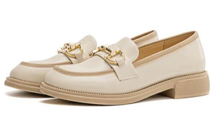(Women) Aokang Casual Loafers 'Beige Apricot' 1224414008