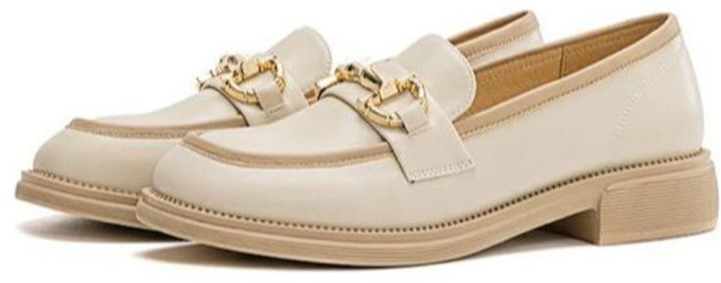 奧康AOKANG 時尚休閒 樂福鞋 3.1cm 女款 米杏 Buy 奧康AOKANG 時尚休閒 樂福鞋 3.1cm 女款 米杏