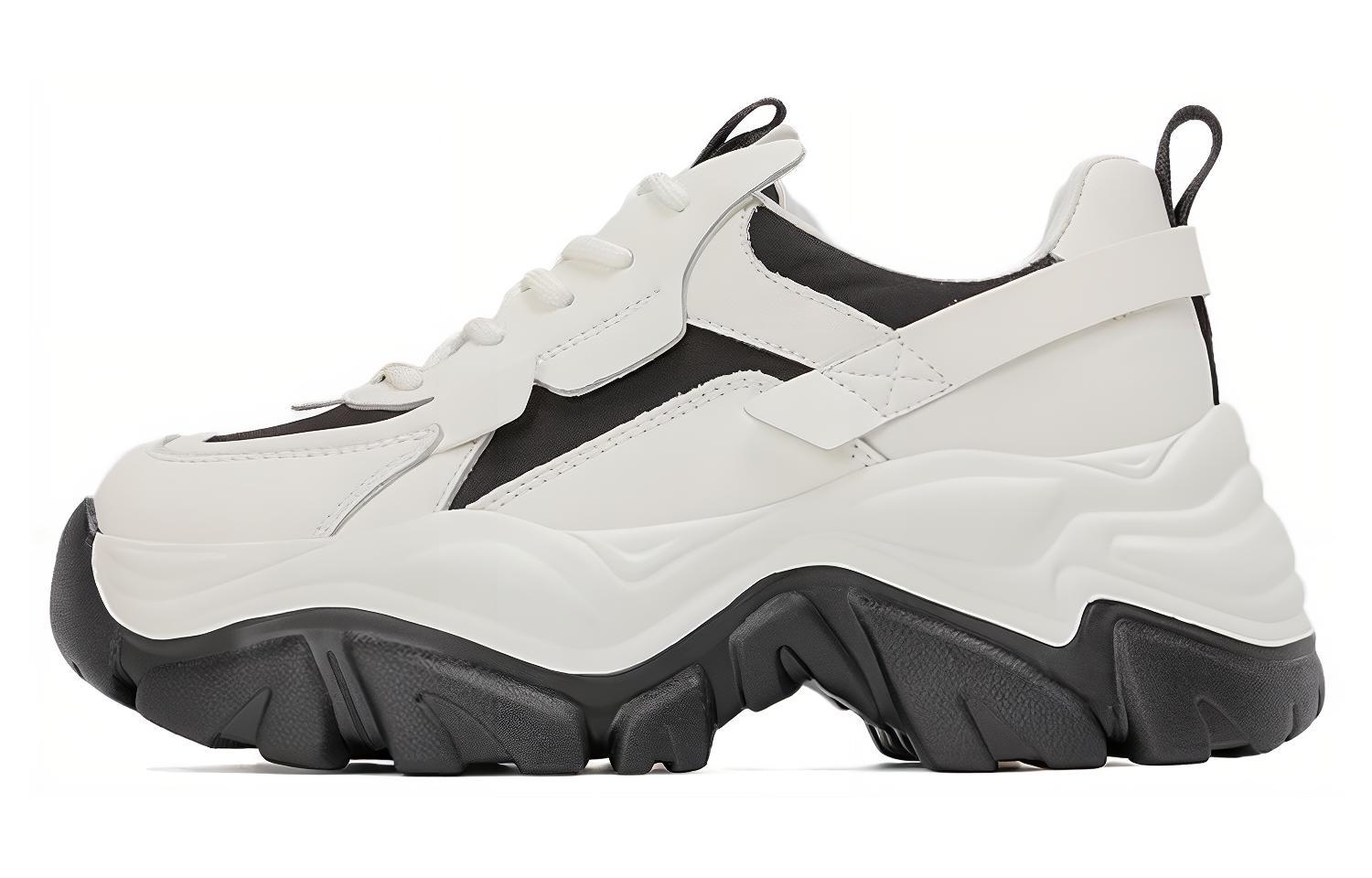 (W) Aokang Casual Low-Top 'Black Beige'