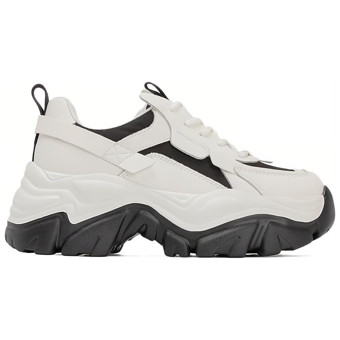 (W) Aokang Casual Low-Top 'Black Beige' 圖 2