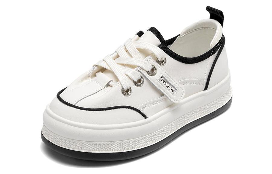 (W) Aokang Casual Low-Top Sneaker 'Beige Black' 圖 3