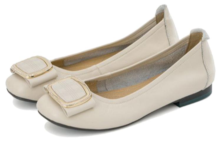 Order (Women) Aokang Casual Round Toe 'Beige' 1234121003