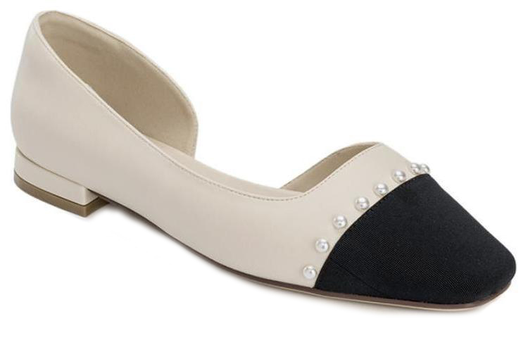 Order 奧康AOKANG PU 舒適日常潮 休閒單鞋 女款 米黑