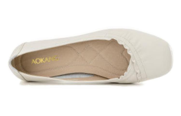 (W) Aokang Casual Slip-On 'Beige' 圖 5