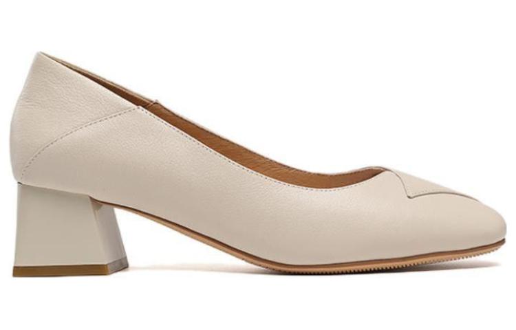 Order (W) Aokang Kasual Slip-On 'Beige Square Toe' 1224111009