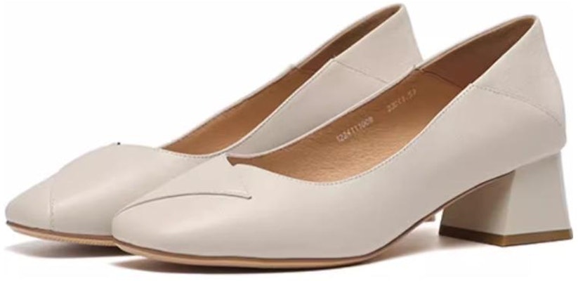 (Women) Aokang Casual Slip-On 'Beige Square Toe' 1224111009 Lookbook (Women) Aokang Casual Slip-On 'Beige Square Toe' 1224111009