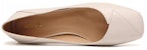 (W) Aokang Kasual Slip-On 'Beige Square Toe' 1224111009