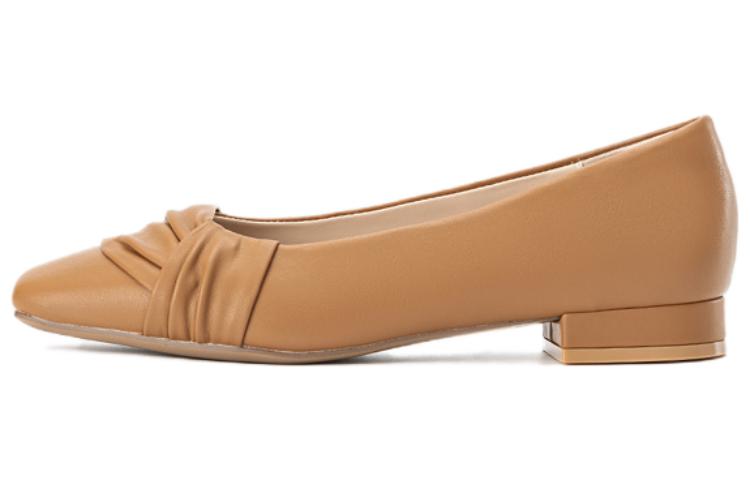 (Women) Aokang Casual Slip-On 'Simple Comfort Brown' 1234111083