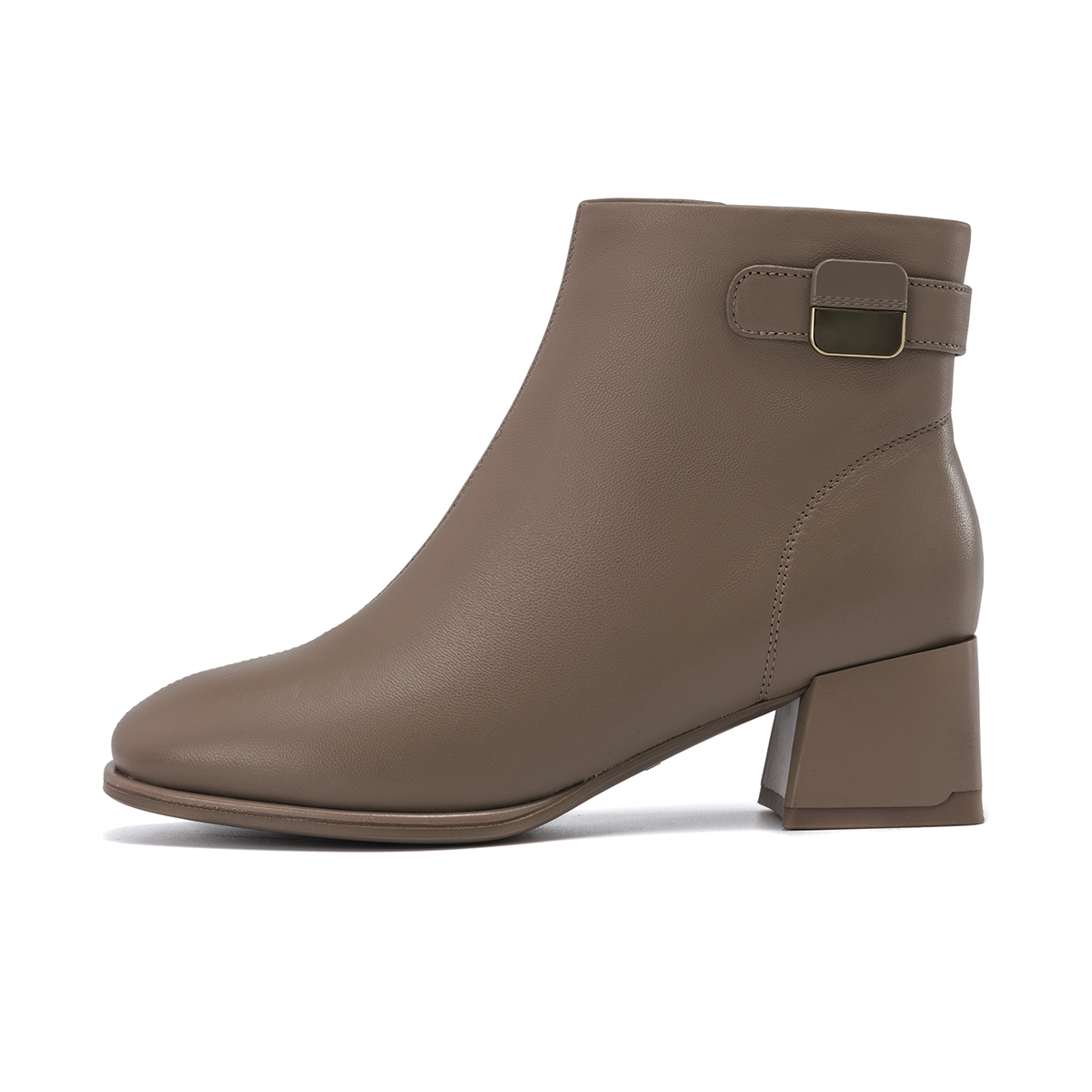 (W) Aokang Chelsea Boot 'Alpaca Leather Brown'