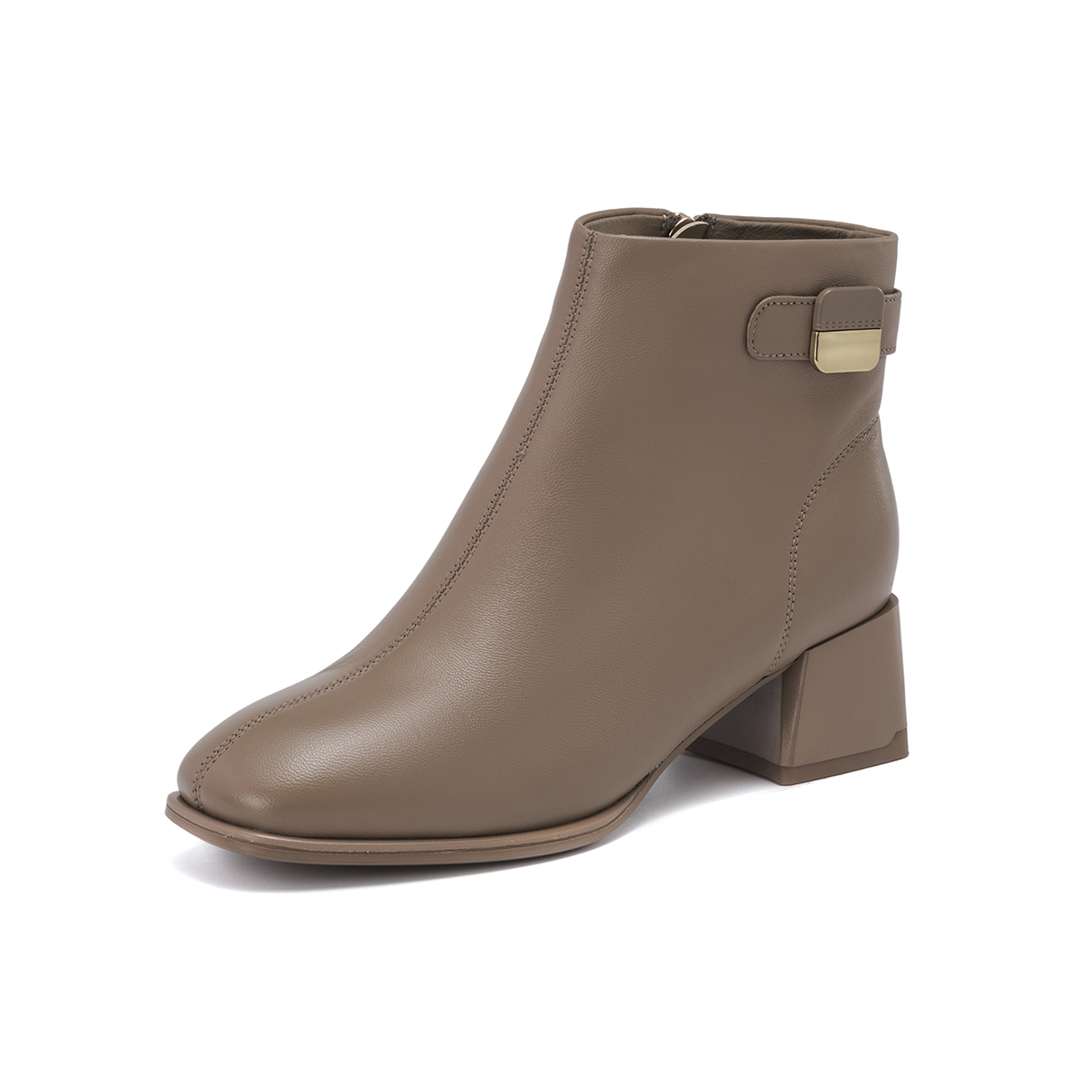 (W) Aokang Chelsea Boot 'Alpaca Leather Brown' 圖 7
