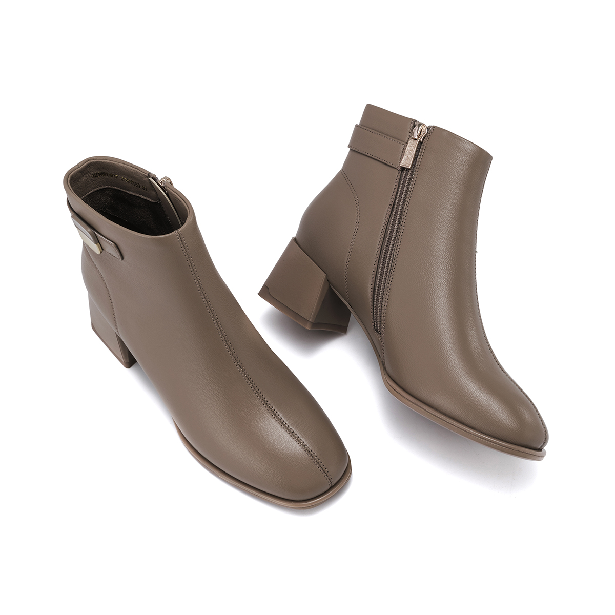 (W) Aokang Chelsea Boot 'Alpaca Leather Brown' 圖 9