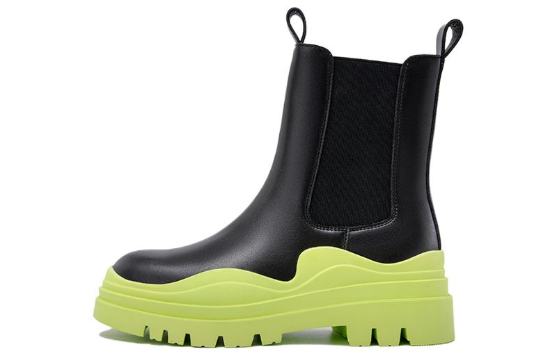 (Women) Aokang Chelsea Boot 'Avocado Green' 1214914055