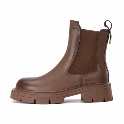 (W) Aokang Chelsea Boot 'Brown'