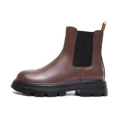 (W) Aokang Chelsea Boot 'Brown Fashion'