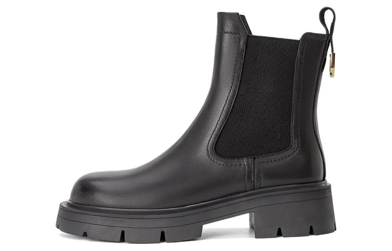 (W) Aokang Chelsea Boot 'Warm CMFT Mid-Calf Black'