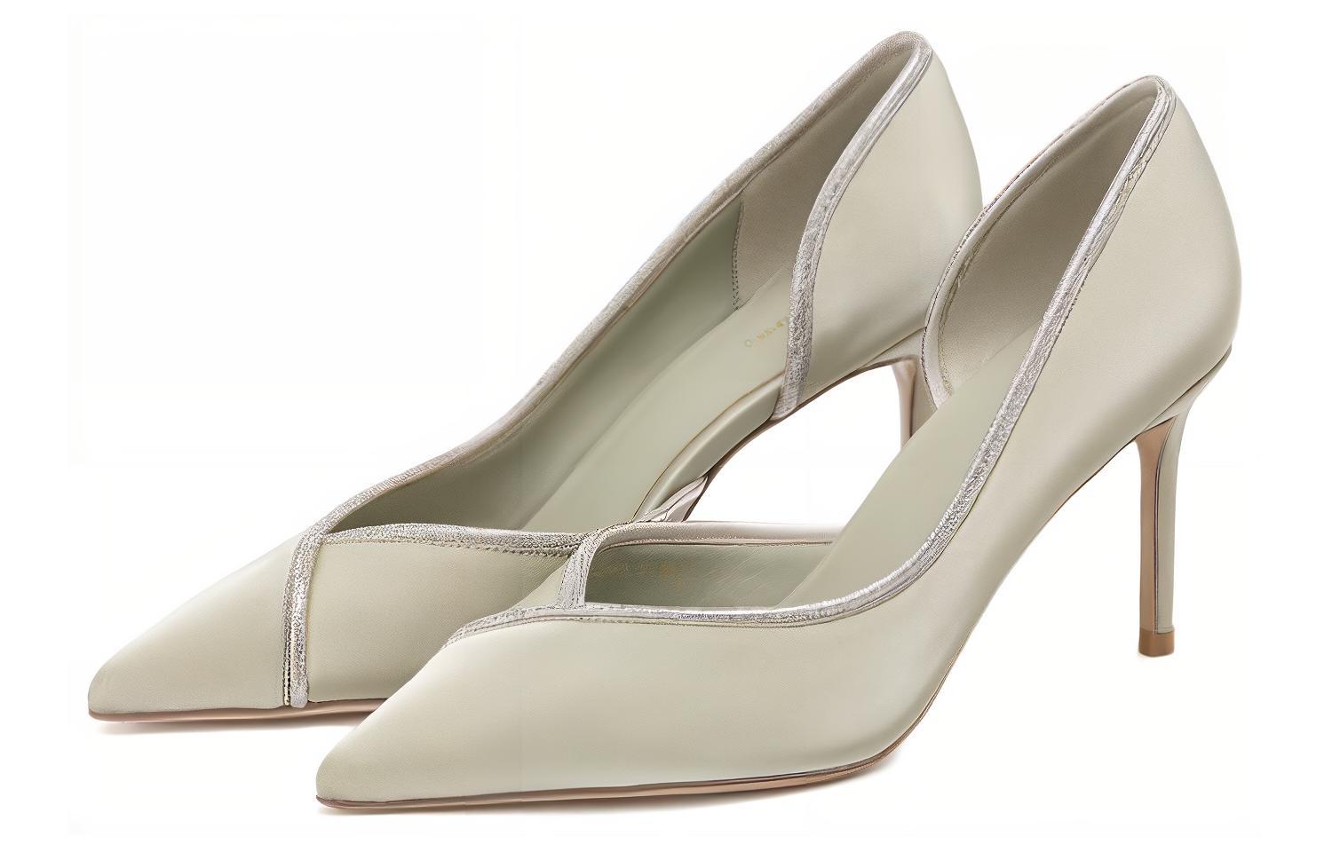 Lookbook (W) 아오캉 우아한 스틸레토 힐 (그린) (Aokang Elegant Stiletto Heel (Green)) 1234211070