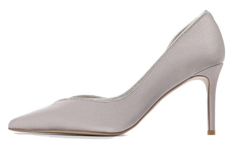 Buy (W) Aokang Pam Kasut Tumit Stiletto Runcing 'Ungu' 1234211069