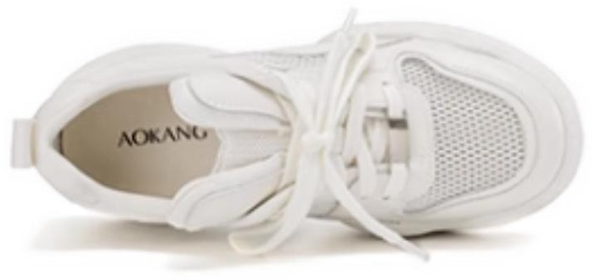 (W) Aokang Sepatu Kasual Nyaman Low-Top 'Beige Dad' Kain 1234432015 Shop (W) Aokang Sepatu Kasual Nyaman Low-Top 'Beige Dad' Kain 1234432015