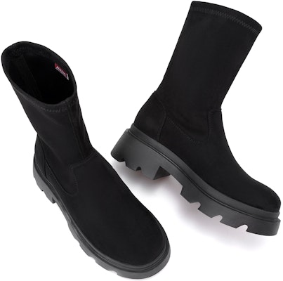 (W) Sepatu Bot Aokang Fabric Platform Elastic Fashion Ankle 'Gaya Serbaguna' 1234921003 Purchase (W) Sepatu Bot Aokang Fabric Platform Elastic Fashion Ankle 'Gaya Serbaguna' 1234921003