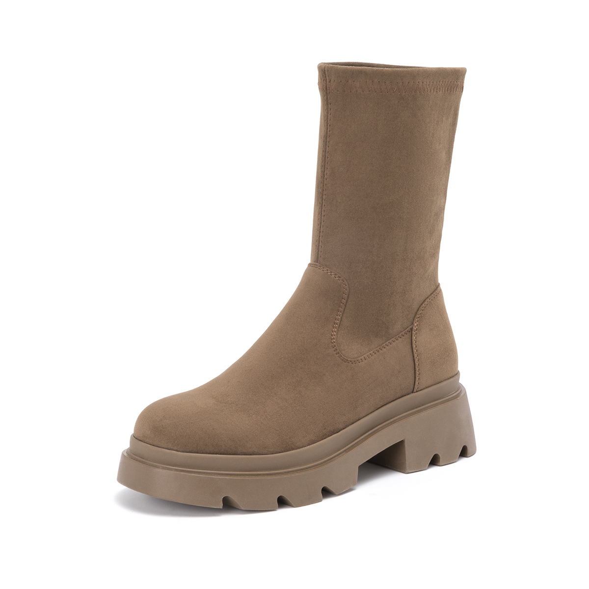 Sizing (W) Stivaletti alla Caviglia Elasticizzati Aokang in Tessuto ''Stile Versatile'' 1234921003