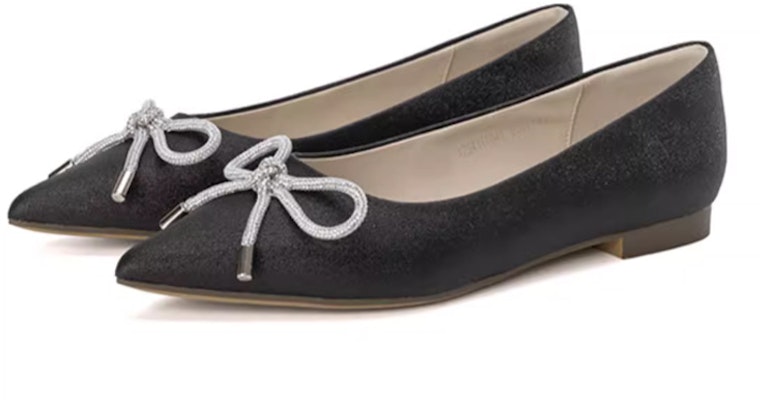 (Women) Aokang Fabric Pointed Toe Flat Slip-On 'Casual Black' 1234111041 Lookbook (Women) Aokang Fabric Pointed Toe Flat Slip-On 'Casual Black' 1234111041