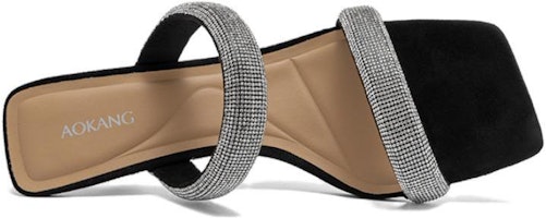 (W) 아오캉 블랙 패션 캐주얼 하이힐 슬라이드 1234811092 Purchase (W) 아오캉 블랙 패션 캐주얼 하이힐 슬라이드 1234811092