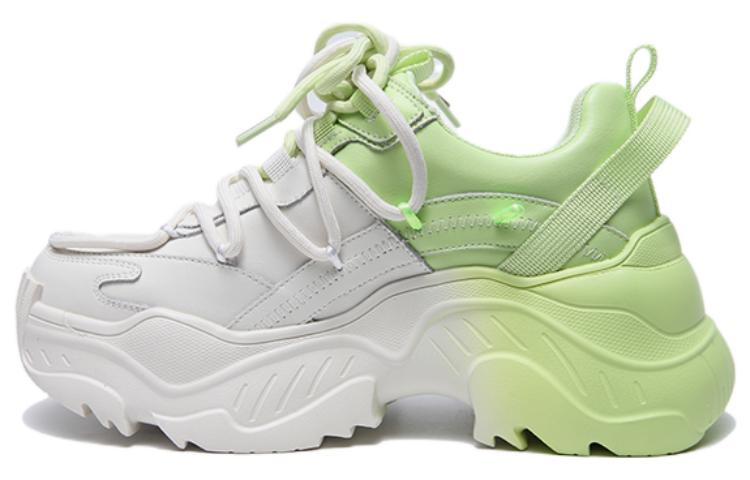 (Women) Aokang Fashion Casual Low-Top 'Dad Shoe Light Green' 1224332013