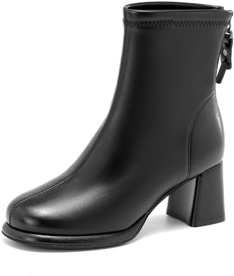 (Women) Aokang Fashion Short Boot 'Black Synthetic Leather' 1234011008 Lookbook (Women) Aokang Fashion Short Boot 'Black Synthetic Leather' 1234011008