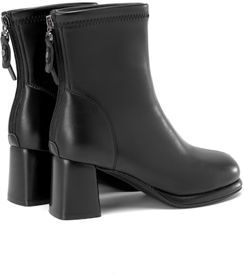 (Women) Aokang Fashion Short Boot 'Black Synthetic Leather' 1234011008 Purchase (Women) Aokang Fashion Short Boot 'Black Synthetic Leather' 1234011008