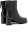 Purchase (Women) Aokang Fashion Short Boot 'Black Synthetic Leather' 1234011008