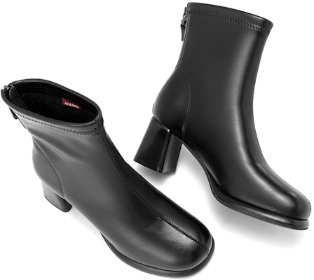 (Women) Aokang Fashion Short Boot 'Black Synthetic Leather' 1234011008 Details for (Women) Aokang Fashion Short Boot 'Black Synthetic Leather' 1234011008