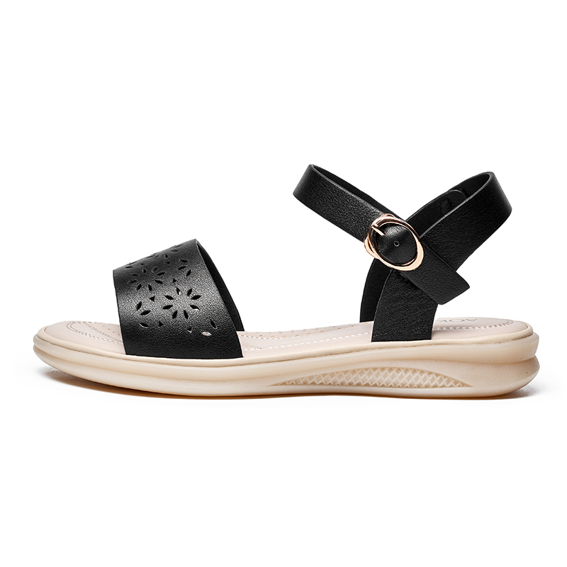(Women) AOKANG Fashionable Breathable Open-Toe Sandals 3CM Heel 8226821068N