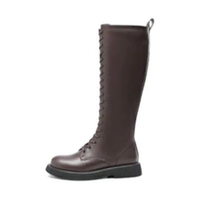 (W) Aokang High-Top Boot 'Brown Leather'