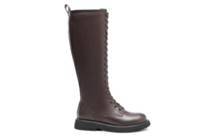(W) Aokang High-Top Boot 'Brown Leather' 圖 2