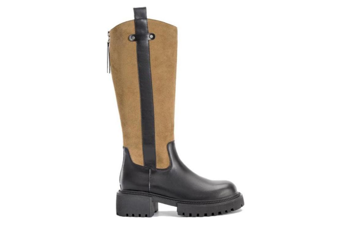 (W) Aokang High-Top Boots 'Black Khaki' 圖 2