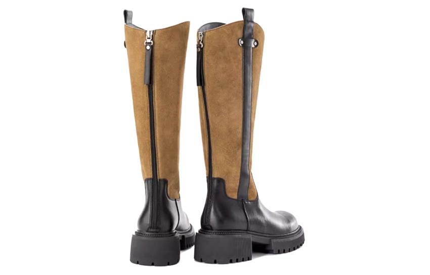 (W) Aokang High-Top Boots 'Black Khaki' 圖 4