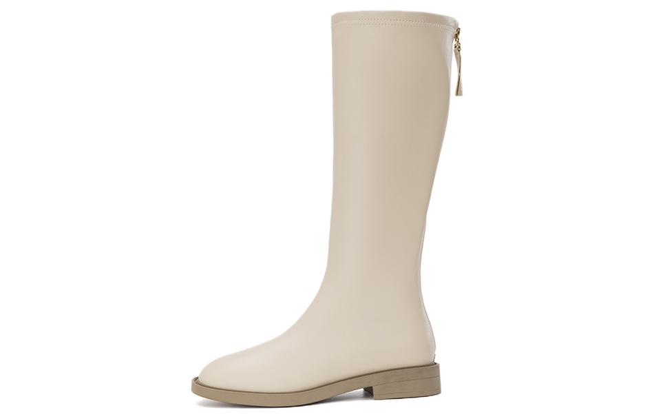(W) Aokang High-Top Boots 'British Fashion Beige'