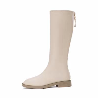 (W) Aokang High-Top Boots 'British Fashion Beige'