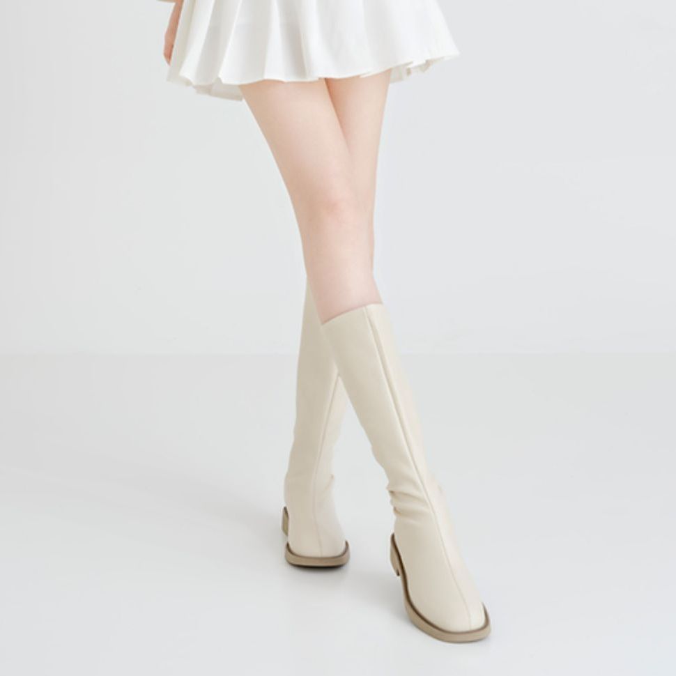 (W) Aokang High-Top Boots 'British Fashion Beige' 圖 4