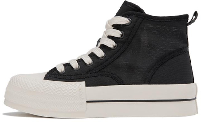 (Women) Aokang High-Top Sneaker 'Black Breathable Fabric' 1234422019 Buy (Women) Aokang High-Top Sneaker 'Black Breathable Fabric' 1234422019