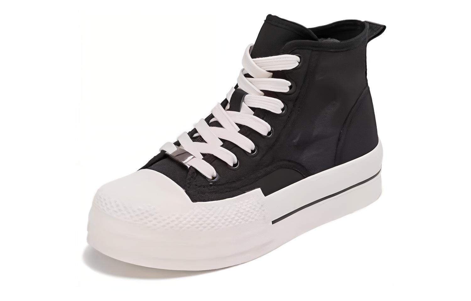 Order (W) Zapatillas Altas Aokang 'Tela Transpirable Negra' 1234422019