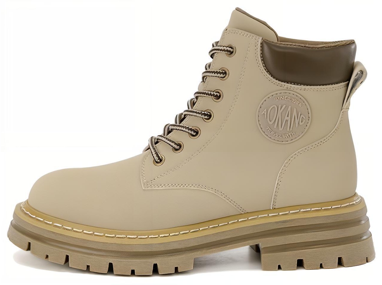 women-aokang-lace-up-round-toe-mid-calf-martin-boots-beige-1224913060