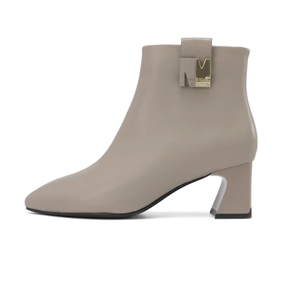 (W) Aokang Lamb Leather Ankle Boot 'Casual CMFT Versatile'