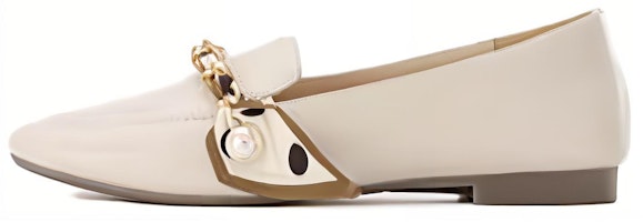 (Women) Aokang Lamb Leather Slip-On 'Beige' 1234124001 (Women) Aokang Lamb Leather Slip-On 'Beige' 1234124001