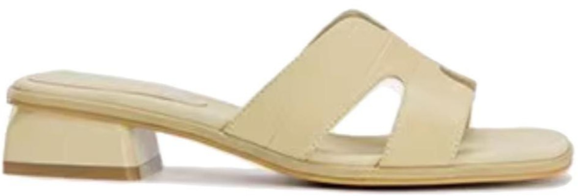 奧康AOKANG 羊皮 時尚露趾 一字拖鞋 女款 黃色 Order 奧康AOKANG 羊皮 時尚露趾 一字拖鞋 女款 黃色