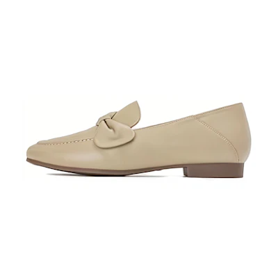 (W) Aokang Leather 'Apricot CMFT Casual Loafers'