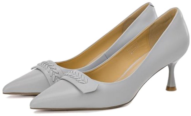 奧康AOKANG 皮革 文藝休閒 細跟 高跟鞋 女款 藍色 Lookbook 奧康AOKANG 皮革 文藝休閒 細跟 高跟鞋 女款 藍色