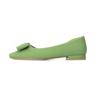 (W) Aokang Leather 'Fashion CMFT Casual Green'