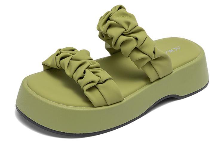 Lookbook (W) Aokang Leather 'Sandalias Plataforma Estilo Hada Verde' 1234814043