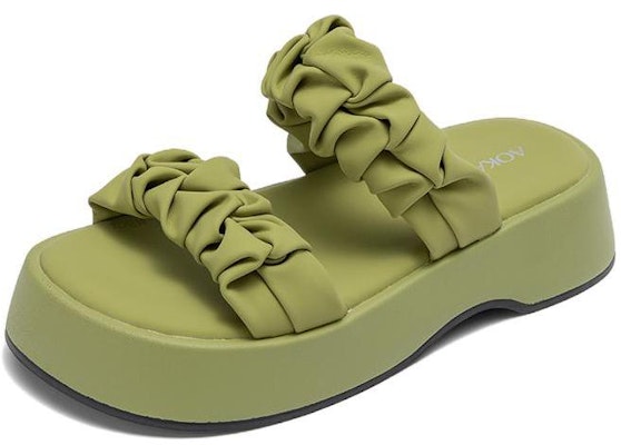 (W) Aokang Leather 'Sandalias Plataforma Estilo Hada Verde' 1234814043 Lookbook (W) Aokang Leather 'Sandalias Plataforma Estilo Hada Verde' 1234814043